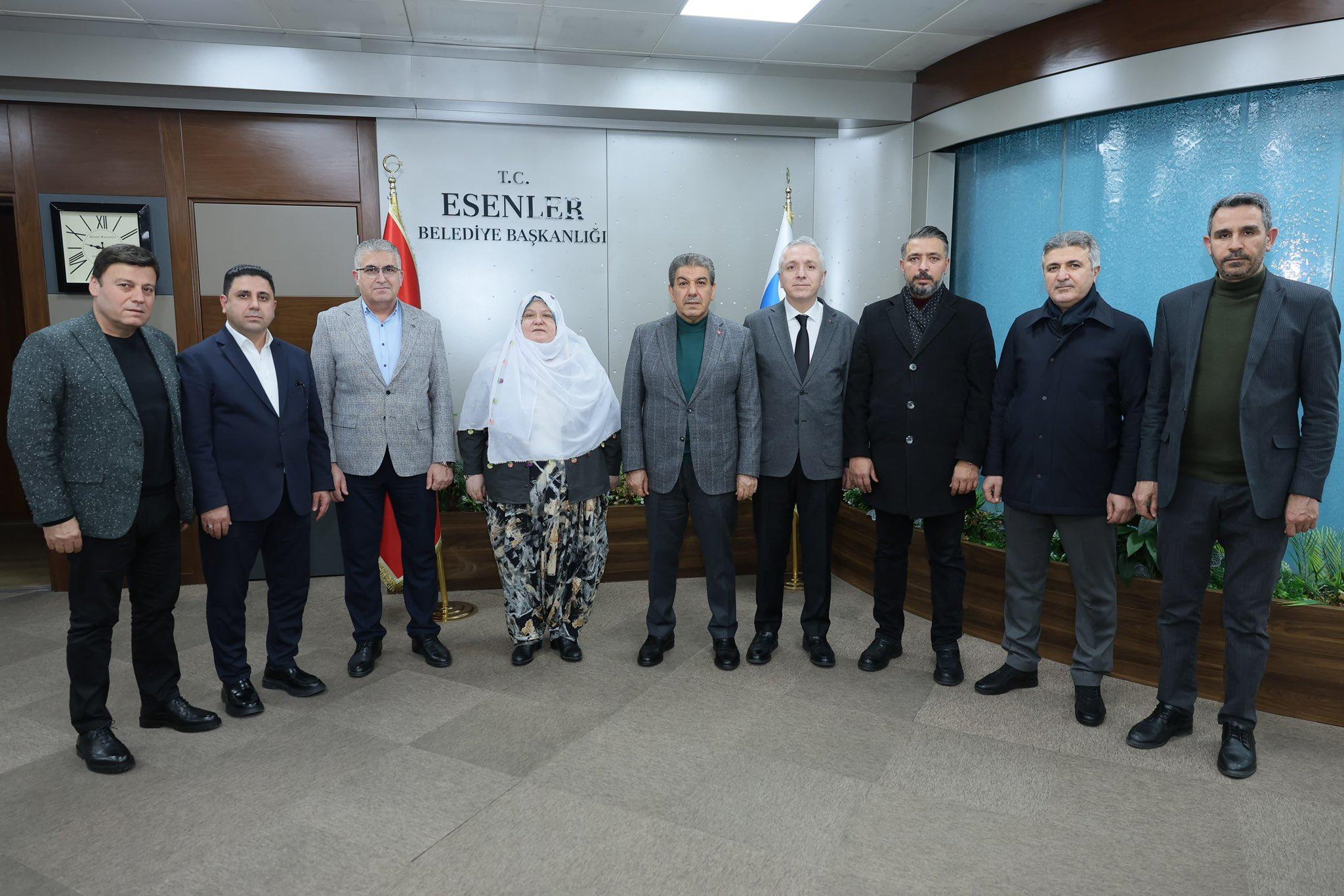 Mihalgazi Belediye Başkanı Zeynep Güneş Akgün Esenler’de Misafir Edildi